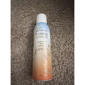 Bath & and Body Works‎ SUNRISE WOODS Cleansing Body Mousse 5.3 oz Shower Wash